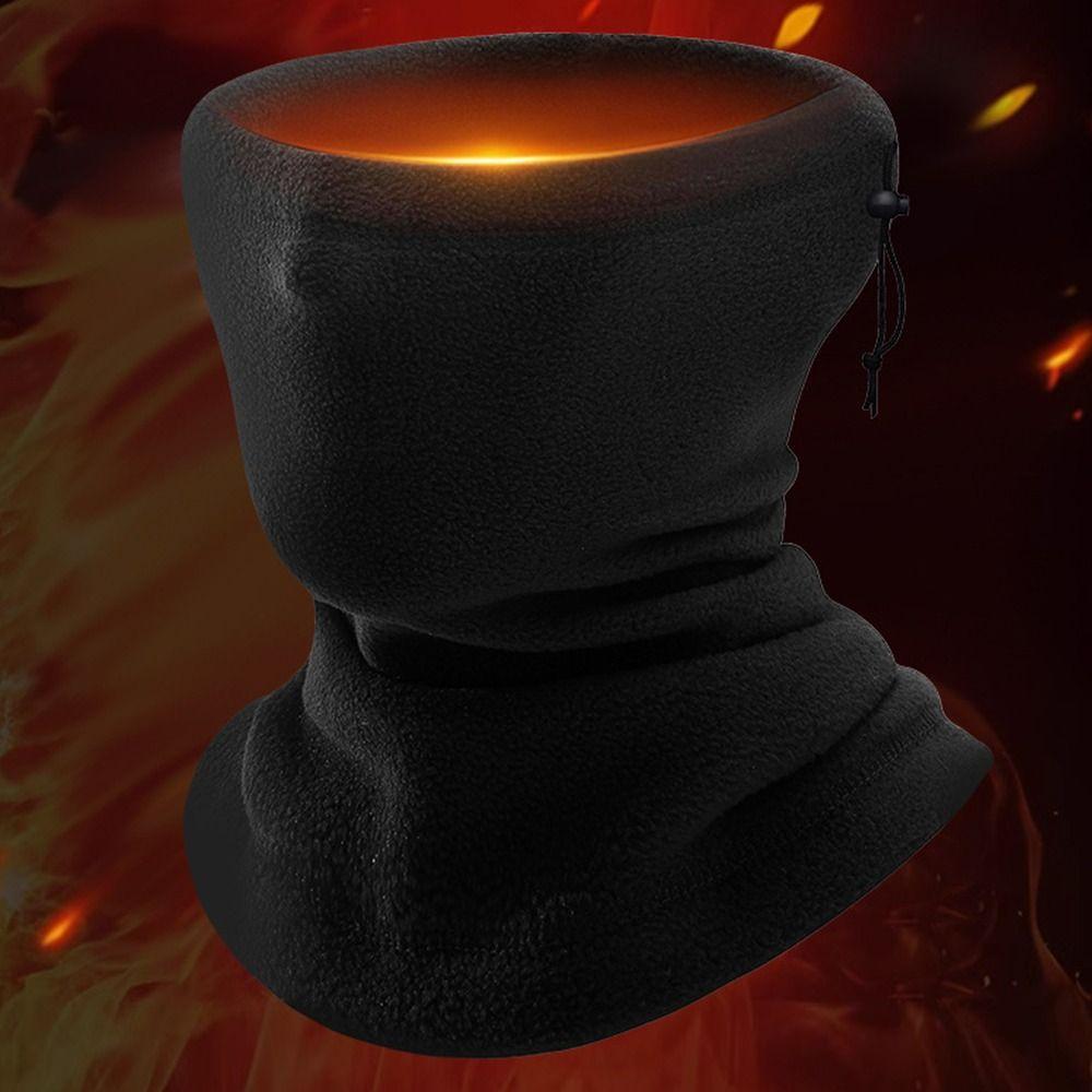 Circle Wrap Balaclava Plush Neck Scarf Thermal Warm Ski Balaclava Hat Winter Riding