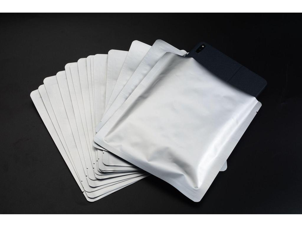 Aluminum Foil Anti-static LED Light Strip Packaging Bag 220*250*0.14