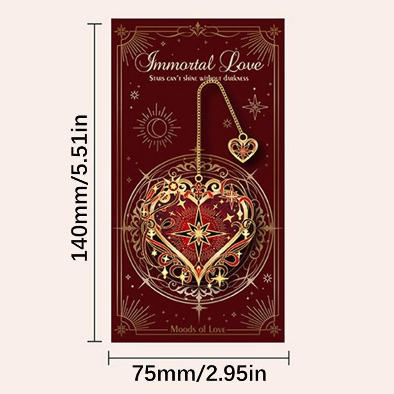Delicate Styles Bookmarks with Pendant for Male and Female Book Lover Reading Birthday Gift Metal Elegent Bookmarks