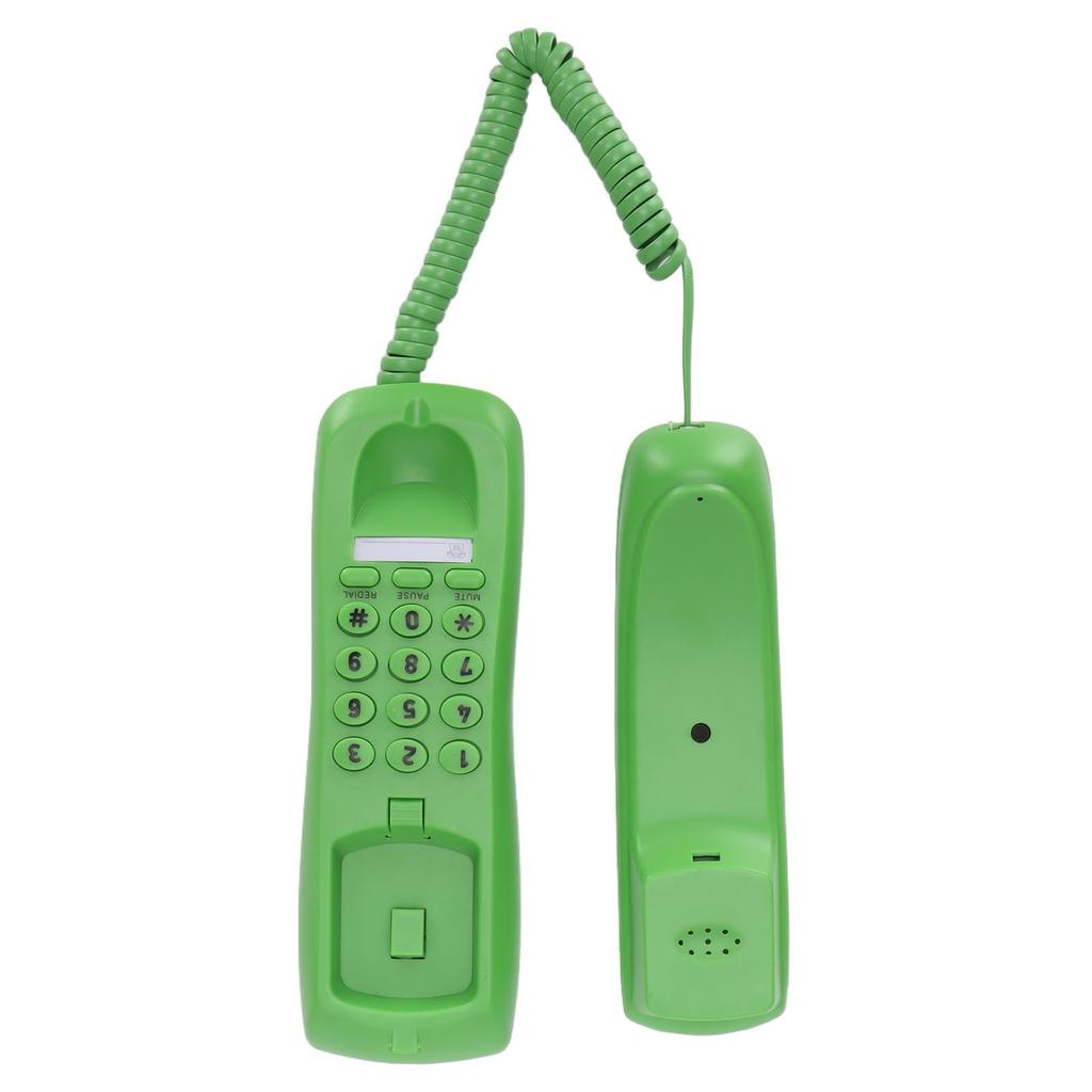 KXT628 Hotel Telephone Wall Desktop Corded Phone with   Pause   Function for   Home Hotel(Green )
