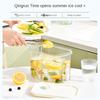 3.5L Cold Water Bucket Summer Dispenser Water Kettle Refrigerator Jug  Fruit Juice Drink Container