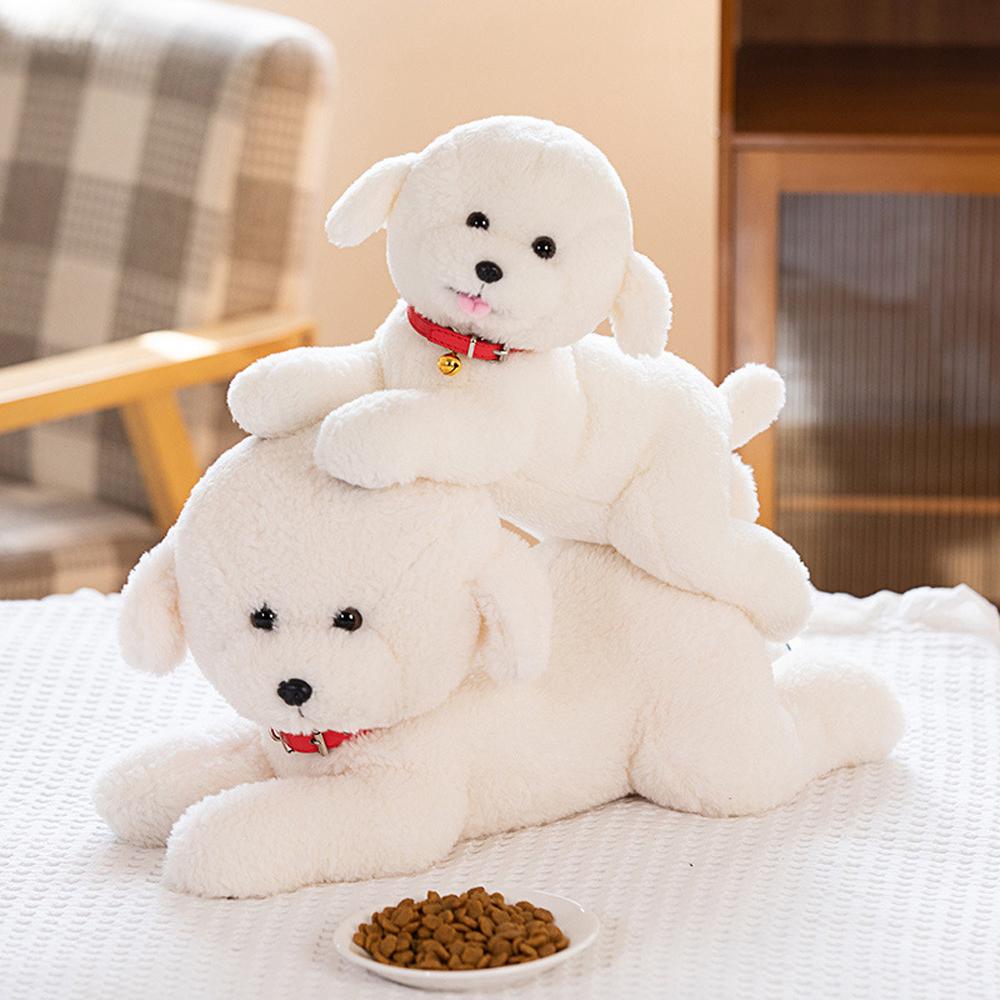 Baby Soft Gift Animal Bichon Frise Dog Children Plush Toy For Kid Birthday Gift