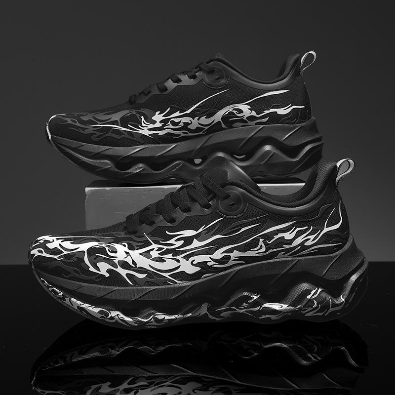 

Luminous running shoes, youth sports shoes, middle school students, carbon board running shoes, sports class, long-distance running, racing shoes, 44