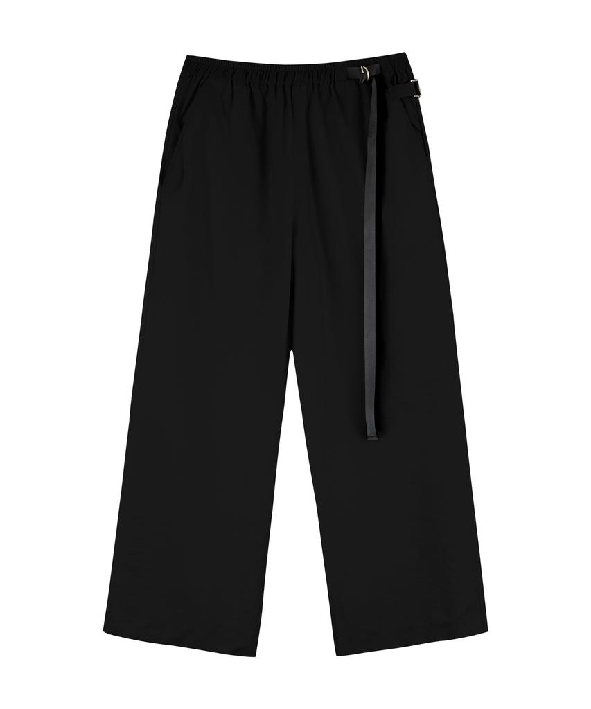 HYII Two-Strap Wide Pants [Black]