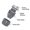 10pcs Nylon Electrical Conduit Fitting Non‑Metallic Conduit Connector  Home Electrical Project