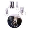 Porte-clés à libération rapide en acier inoxydable, clip de ceinture, mousqueton, porte-anneau, boucle