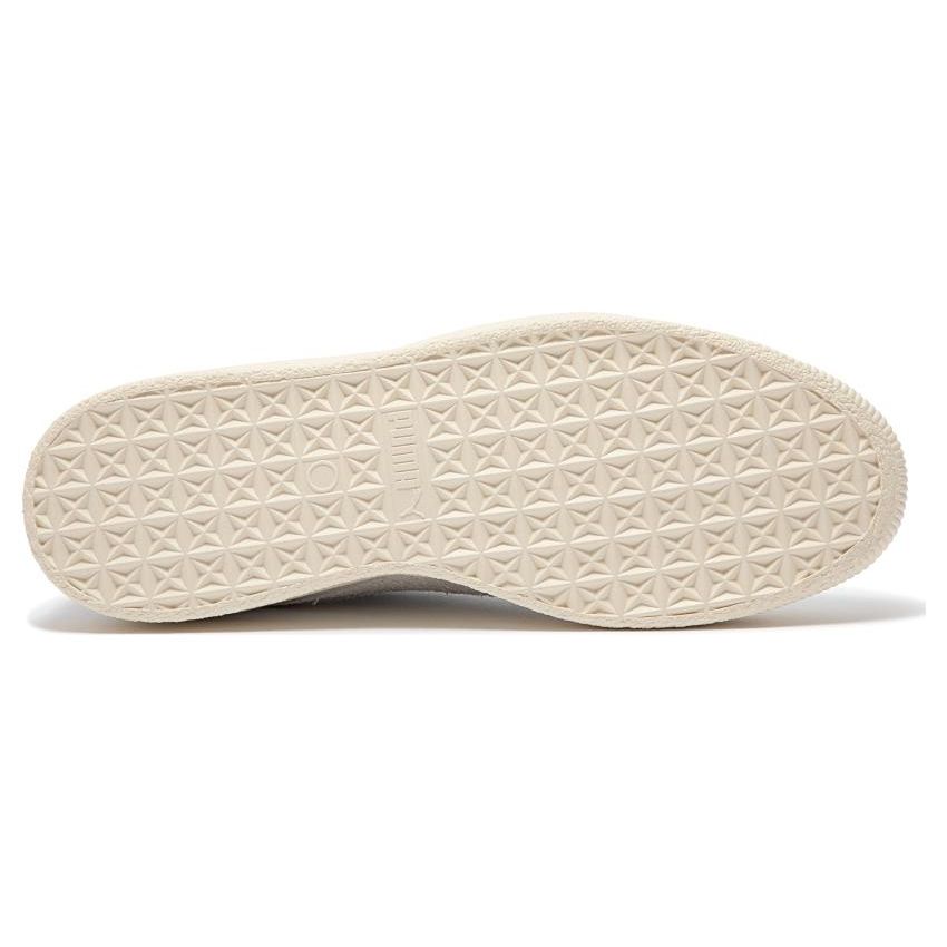 Puma Clyde Base Unisex Sneakers White Frosted-Ivory Team-Gold 390091-01