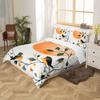 Homewish Modern Minimalist Duvet Cover Set, Chic Bird Bedding Set, Botanical Leaves Quilt Cover Set, Bedroom Decor