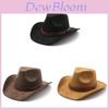 Pattern Fedora Hat With Wool Felt And Wide Brim For Cultural Events