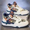 22 Winter New Casual Mid-top Sports Board Shoes Soft Sole Heightening Canvas Trendy Shoes