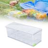 Ice Chilled Condiment Server Plastic Portale Easy To Clean Condiment Server Space Saving Tight Sealing with Lid for Storage