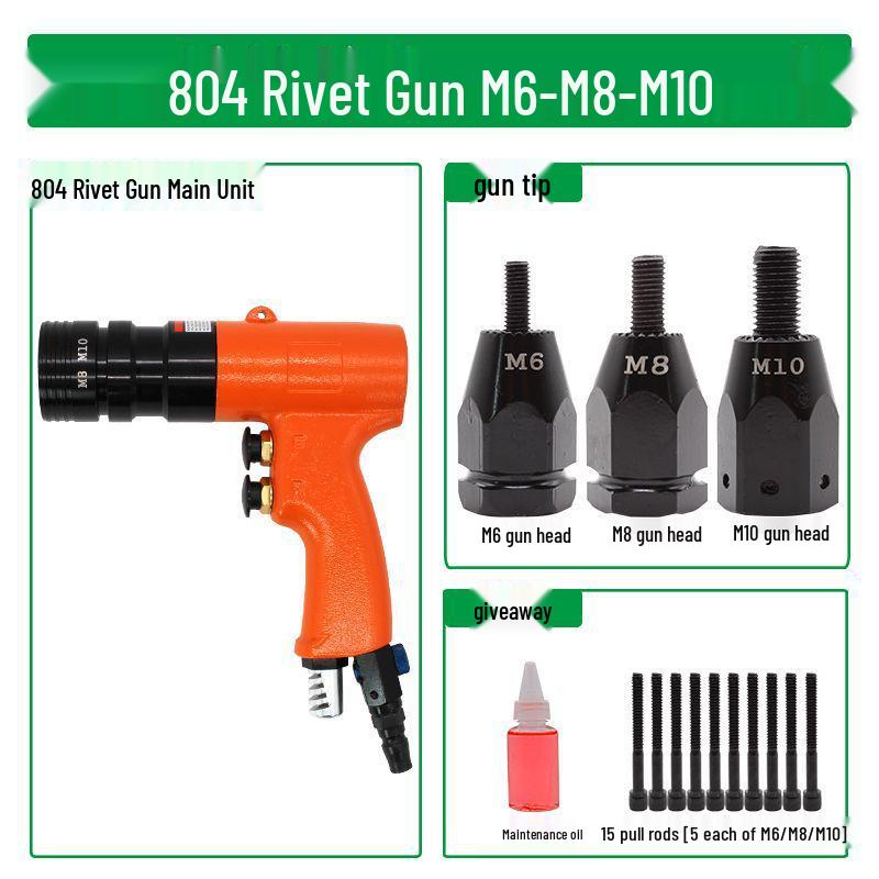 Industrial Pneumatic Rivet Nut Gun Tool