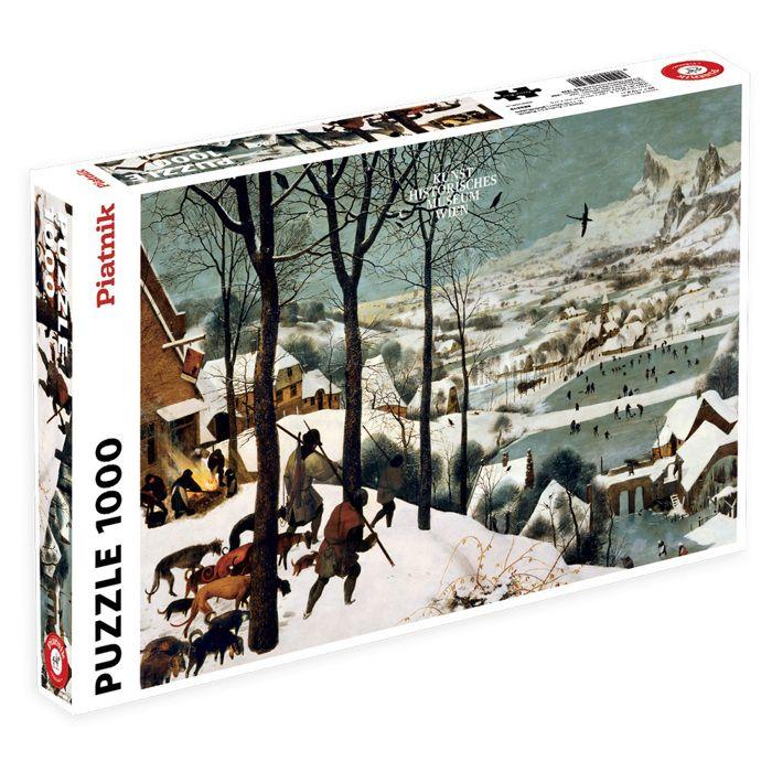 Puzzle - piatnik - hunters in the snow - 1000 pièces - 68 x 48 cm - intérieur