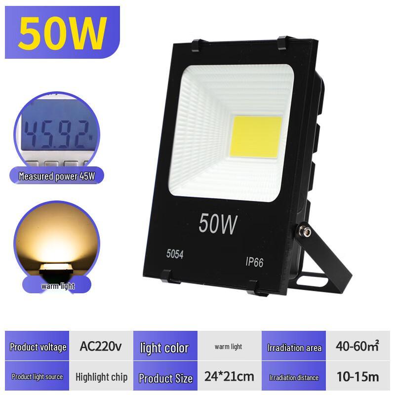 NuFeng 100W Rechargeable Outdoor Square Floodlight
