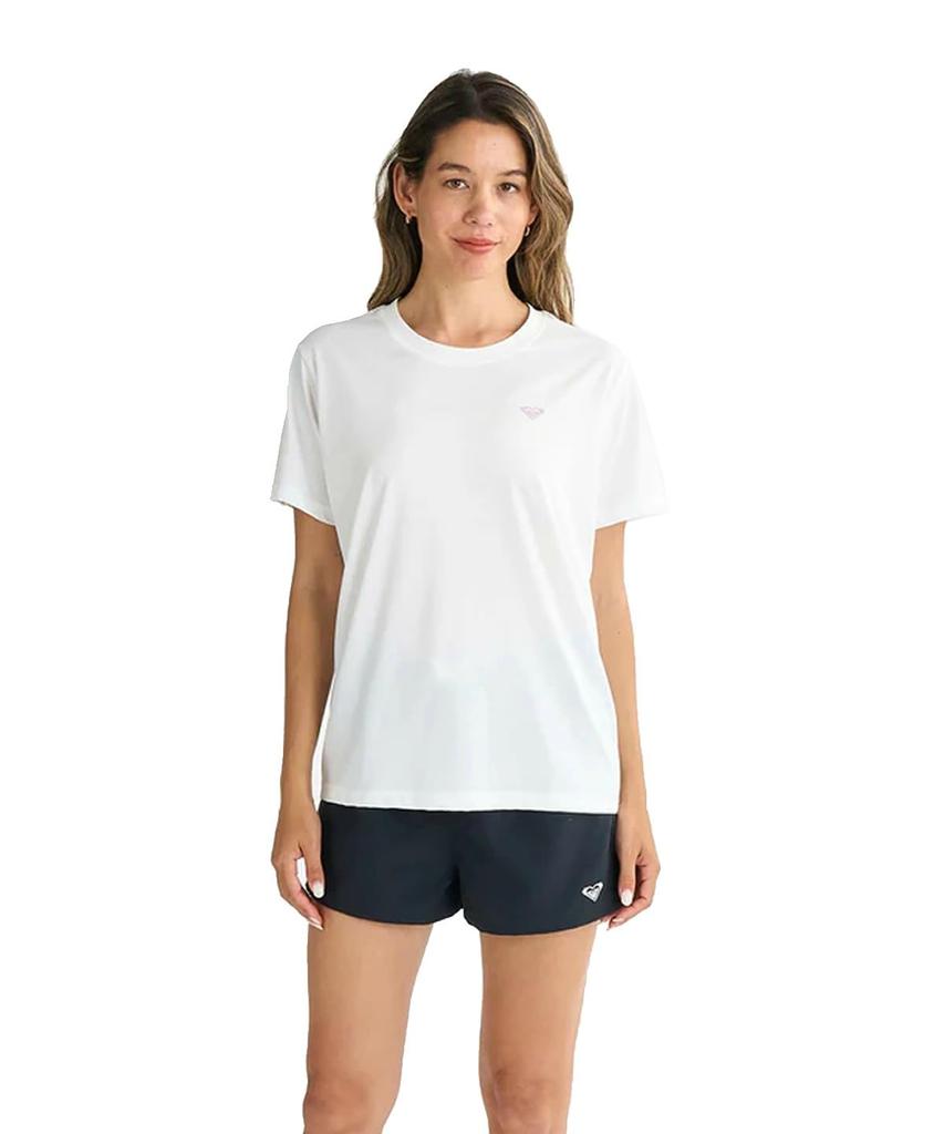 Roxy Women's Historical Logo Rashguard In White