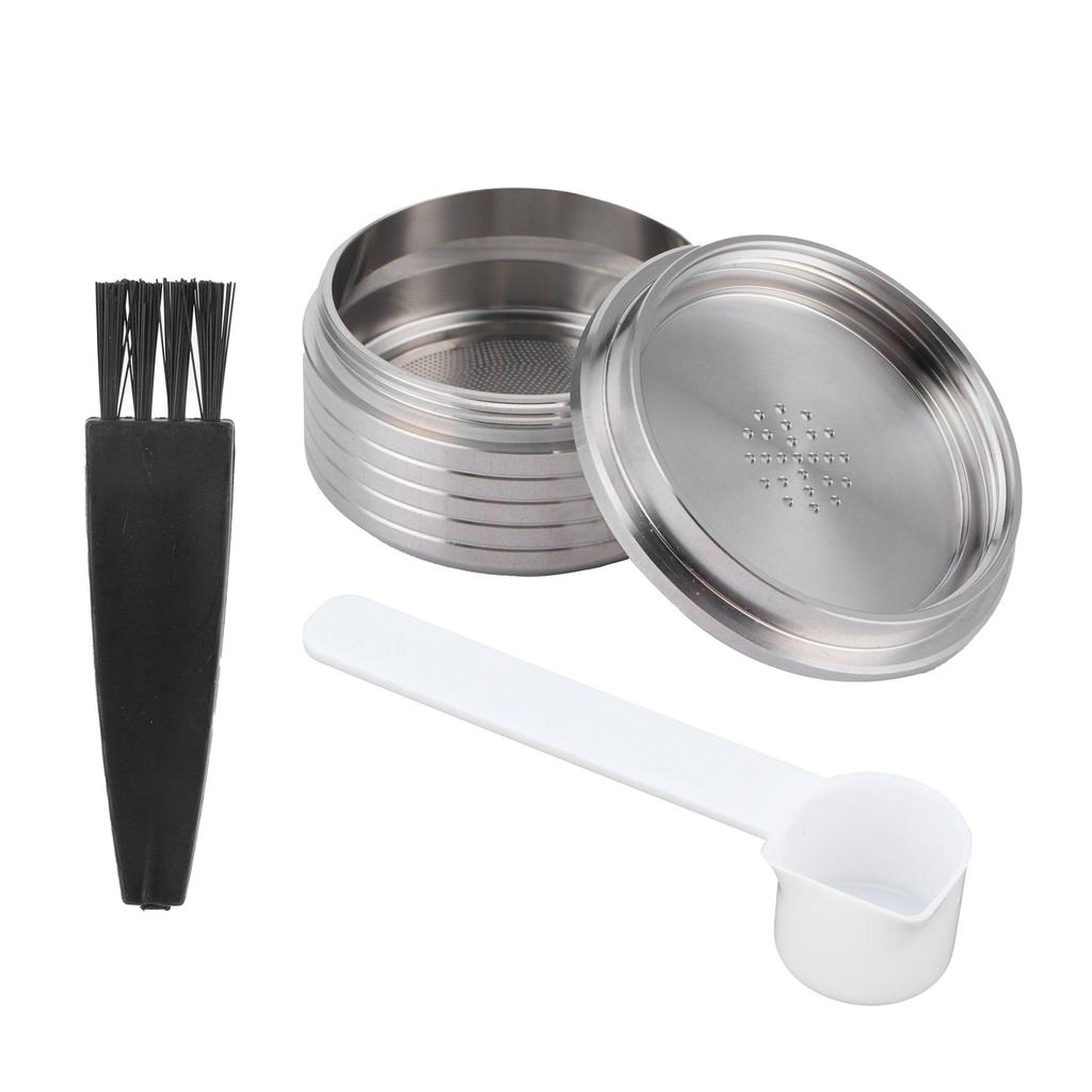 Återanvändbar Kaffekapsel med Skedborste Passar för DELTA Q NDIQ7323 Kaffebryggare