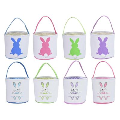 Süße Oster-Eier-Personalisierte Tasche Osterhasen-Eimer für Kinder Geschenk zum Tragen von Eiern, Süßigkeiten und Spielzeug Party-Dekoration