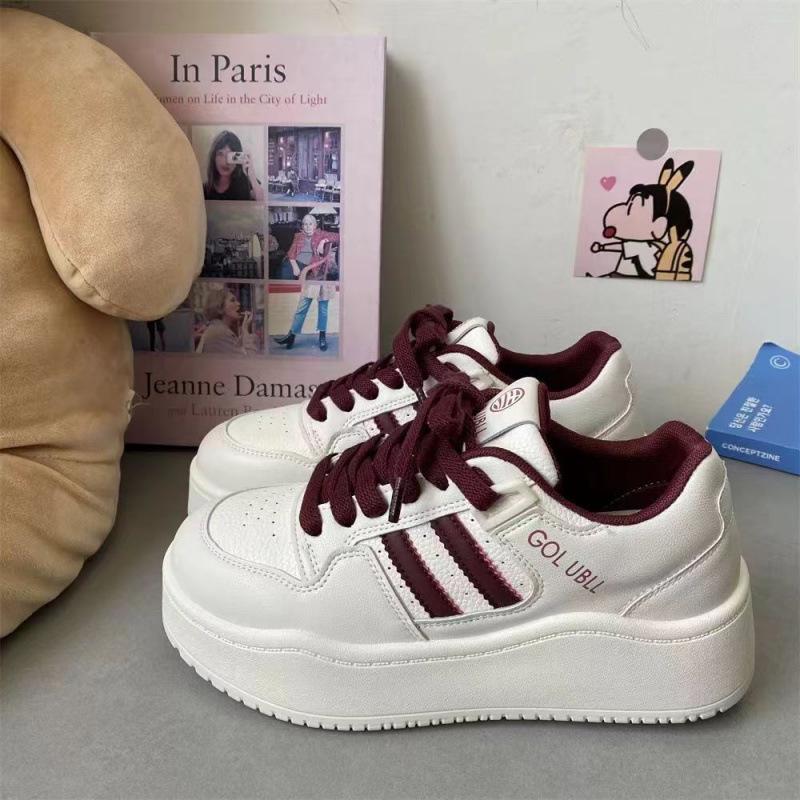 Yellow Board Shoes Women's 2025 New Spring and Autumn Summer Dopamine Platform Heightening Sports and Leisure Shoes Ins Trendy Shoes