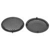 uxcell Speaker Grille Audio Speaker Cover Mesh Subwoofer Grille Plastic Car Black 2 Pack 5 Inch