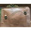Leather Bag Genuine Vintage Messenger Man Business Laptop Briefcase Satchel Bag