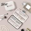 Capsule And Tablet Storage 7 Compartments Pill Box with Sealing Ring Lock Buckle