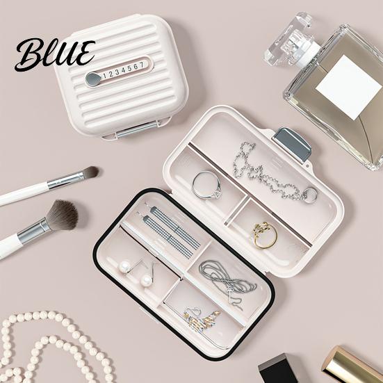Capsule And Tablet Storage 7 Compartments Pill Box with Sealing Ring Lock Buckle