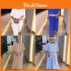 Satin Blouse And Wide Leg Pants Set With Sequin Embellishments For Casual Women