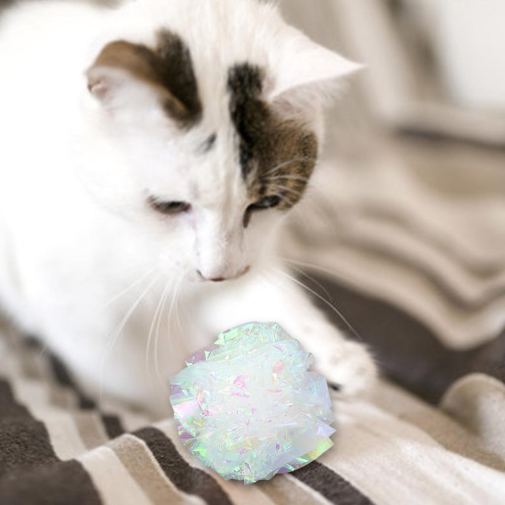 Light Weight Crinkle Paper Cats Toy Sound Tin Paper Toy Cats Interactively Toy for Cats Kittens