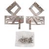 2pcs Practical Tip Out Tray Hinge Easy Install Flip Door Hinge Cabinet Hinge  Bathroom Cabinet
