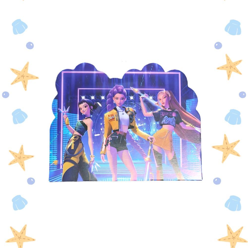 Anime Film Kpop Dämonenjäger Geburtstagsparty Einladungskarte Mini Grußkarte Einseitig Babyparty Geburtstagsparty