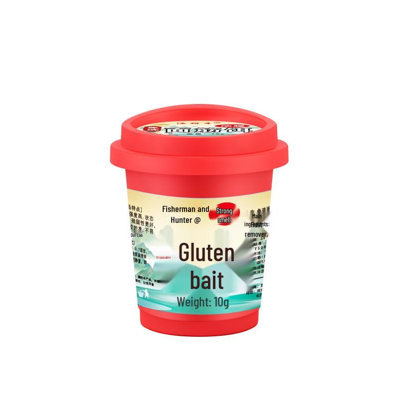 Сильно ароматизированная приманка для рыбалки без смывания на пескарей, горчаков и морских окуней в быстрых течениях 5g