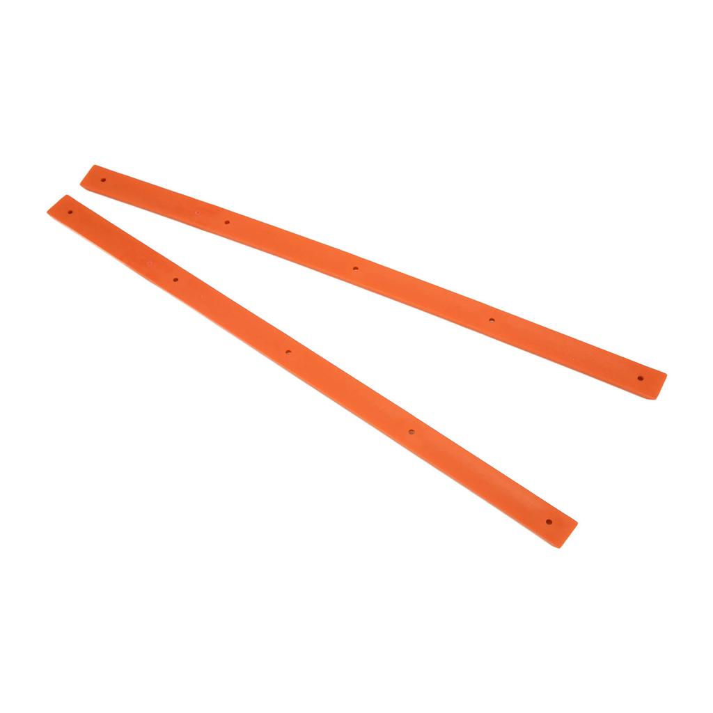 Rib Bones Rails Wear Resistant Durable Stable Flexible Glossy Appearance Longboard Rails Ribs BonesOrange