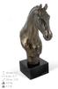 Hanoverian Horse - a Large Statuette with a Horse, a Bust On a Stone Base, a Prestigious Award In the Art-Dog Brand Competition.