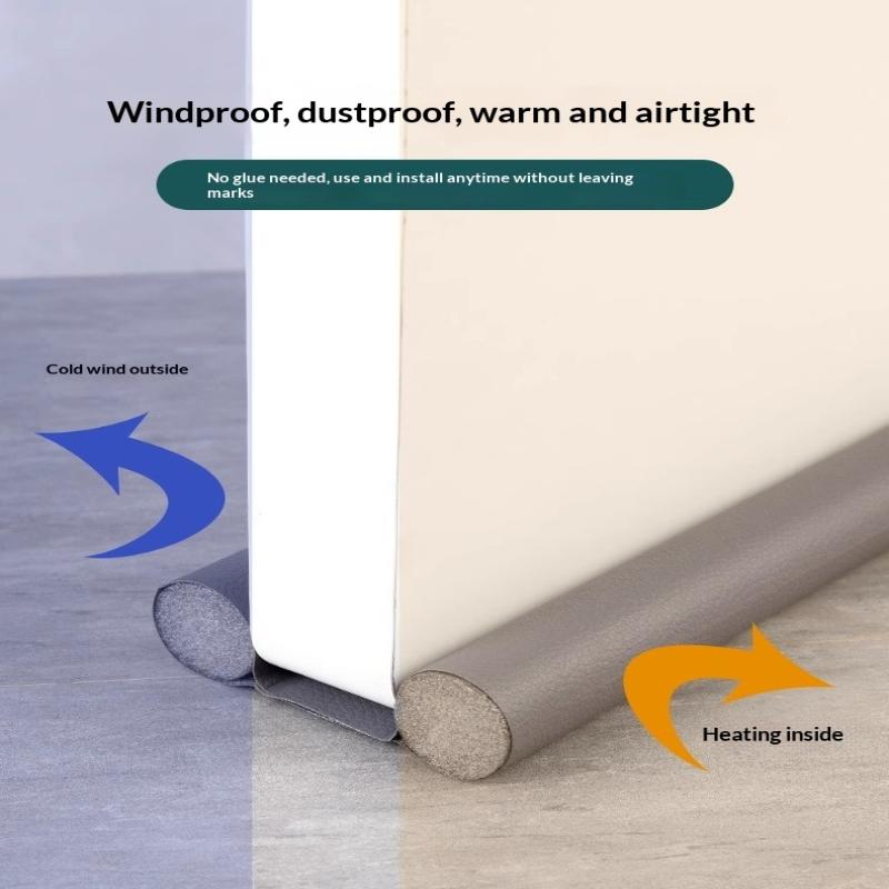 1 Stück Türbodendichtung Schallschutz Isolierung Wind Untertür Zugluftstopper Blocker Wetterleiste für Innen
