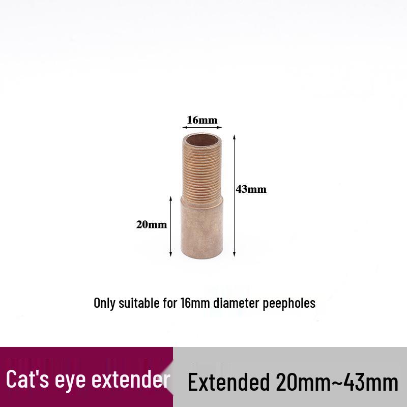 

Adjustable Anti-Theft Stainless Steel Front Door Peephole