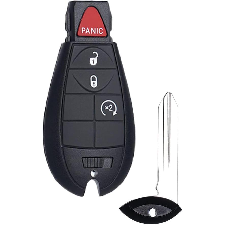 Key Fob FOBIK Keyless Entry Remote Start Control Replacement Fits for Dodge Ram 1500 2500 3500 HD 2013 2014 2015 2016 2017 2018 GQ4-53T 56046955