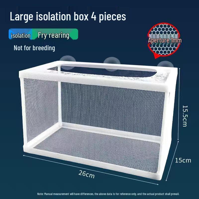 Bettafisch Isolations- und Zuchtbox: Schwimmendes Schutz-Aquarium für kleine Fische und Guppy-Jungfische