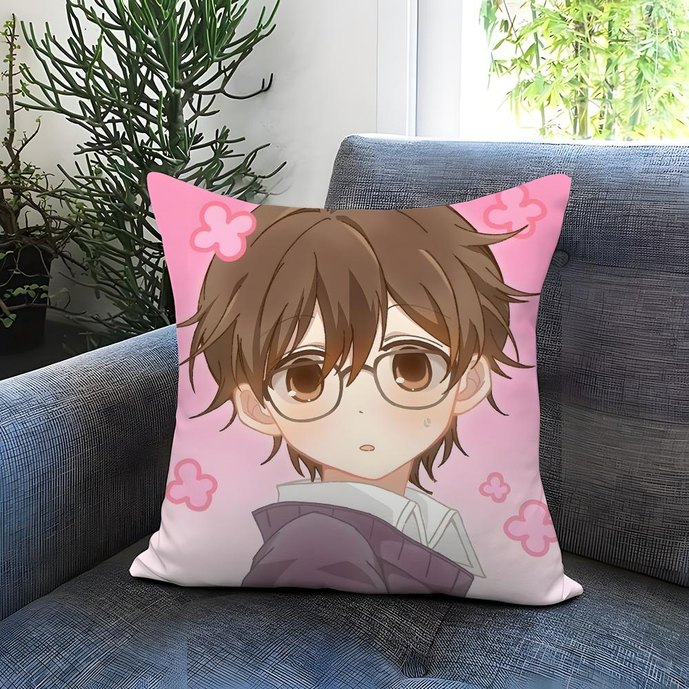 Anime Ouran High School Host Club Cushion Cover Comfortable Reversible Pillow Cover Ideal for Car Sofa Bedroom & Beyond