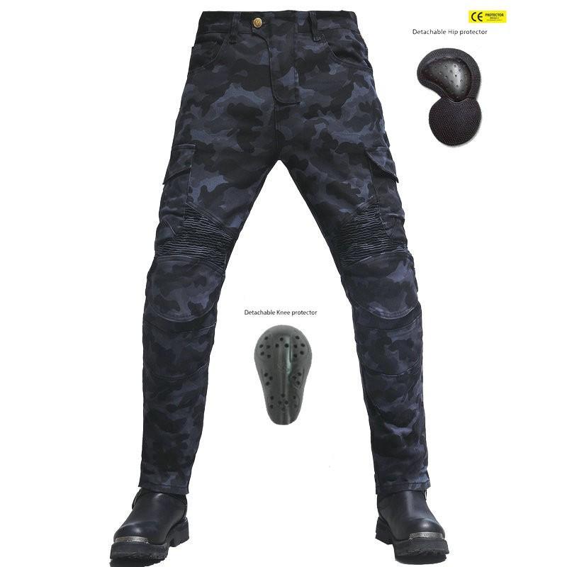 

Motorcycle Riding Jeans Racing Pants Protective Gear Drop Resistance Knight Work Camouflage L