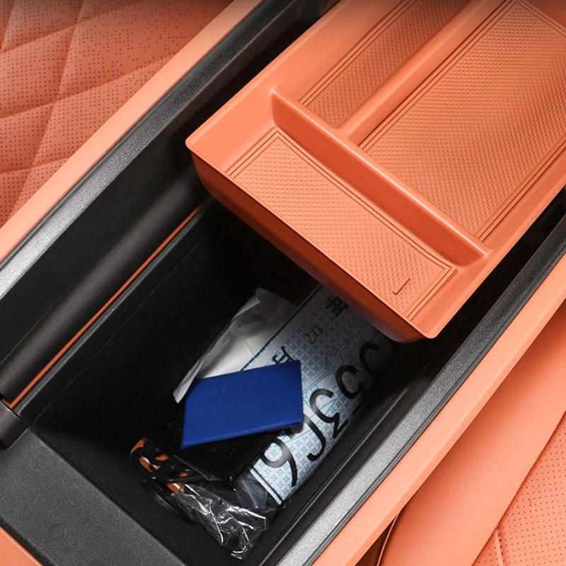 For Changan DEEPAL S7 Dedicated Central Control Armrest Box Storage Box Organize Car Interior Modified Accessories