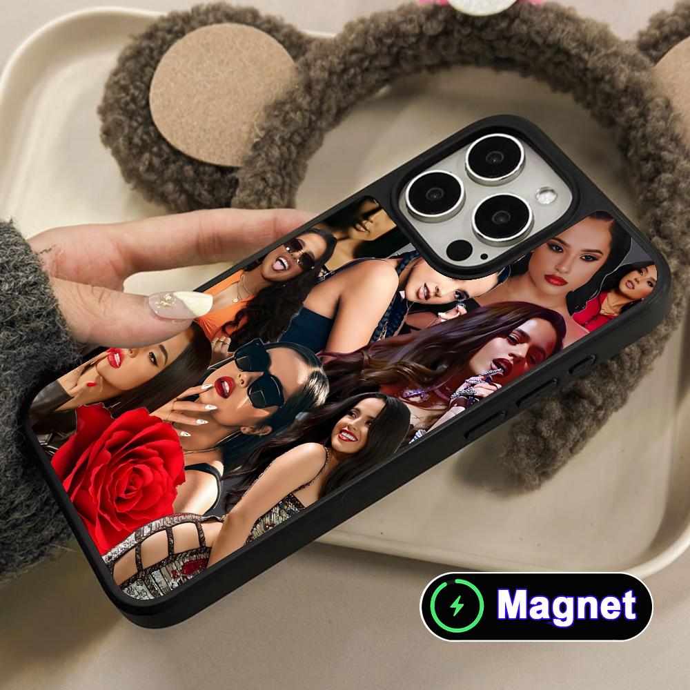 Fashion Becky G Matte Surface Magsafe Mobile Phone Case for iPhone 17 16 15 14 13 12 11 Air Pro Max Plus Colorful Cover