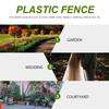 3 Pcs Plastic Fence Christmas Tree Decorations Festival Decorative Path Wedding Garden Pastoral
