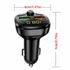 Car Bluetooth 5.0 FM Transmitter QC3.0 Dual USB Fast Charger Colorful Ambient Light Handsfree MP3 Modulator Player