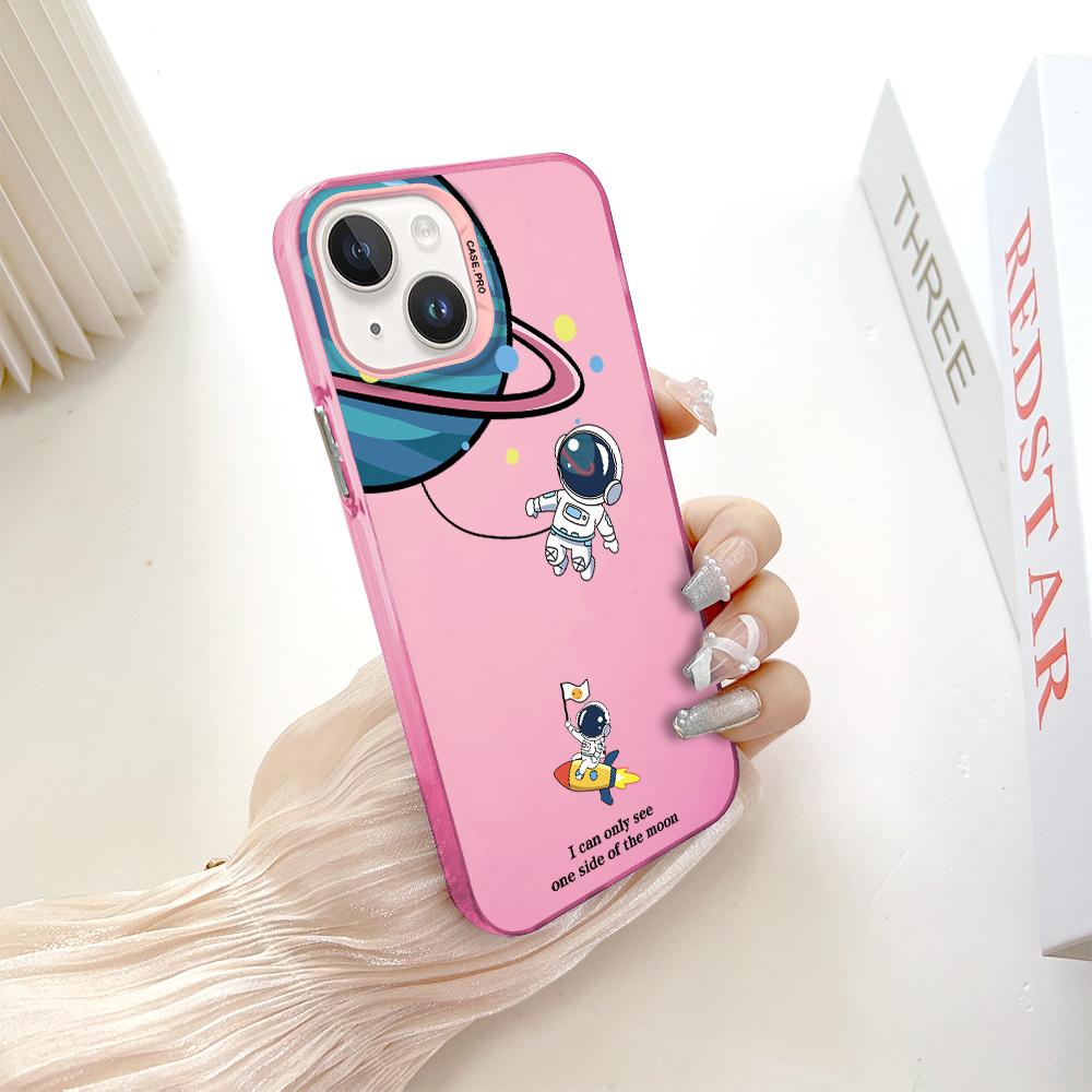 Fashion Colorful Sliver Double Sided Phone Shell Soft Edge Hard Case Full Cover Shockproof Phone Casing for Samsung A16 A55 Xiaomi Redmi 14C Poco C75