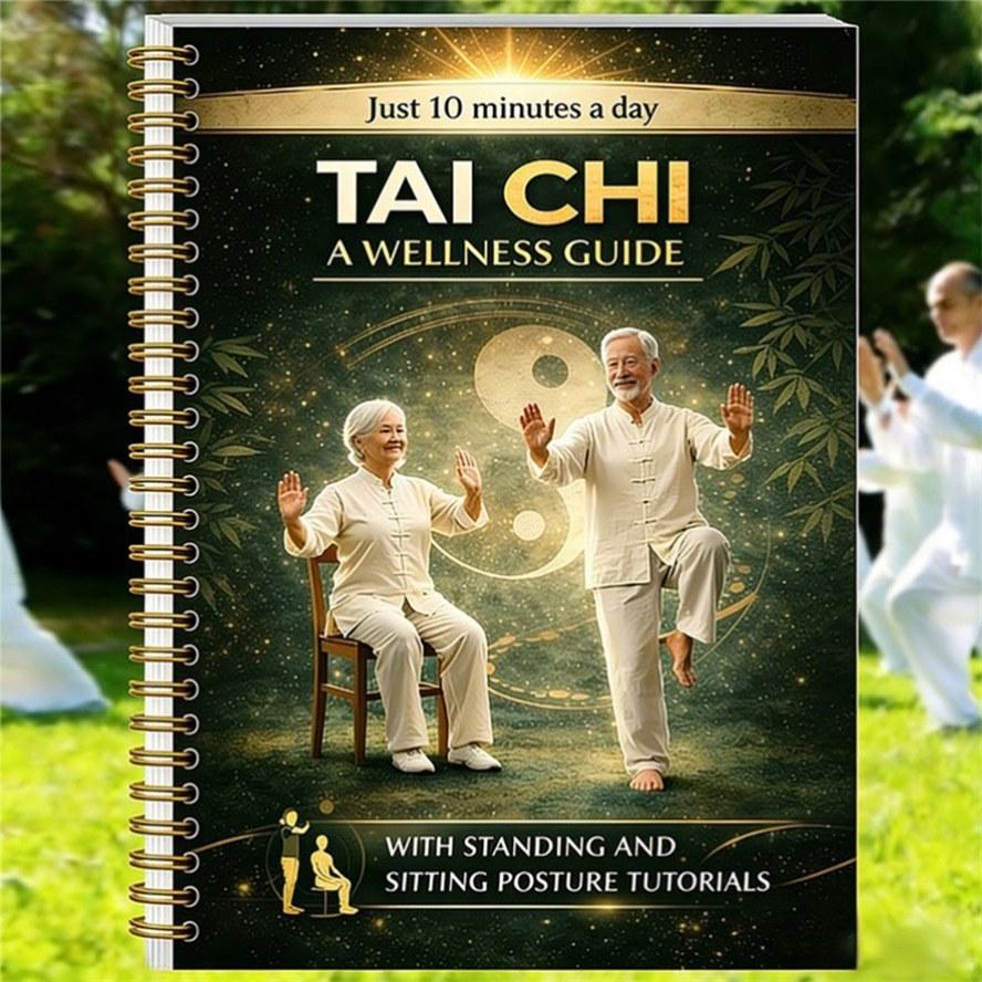 Tai Chi Chůze pro seniory: 28denní jemný plán Tai Chi pro rovnováhu, stabilitu, zdraví a cvičení