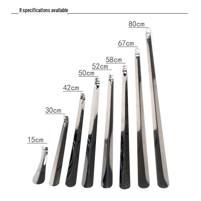 Stainless Steel 30CM Long Shoehorn - No-Bend Shoe Puller Device