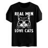 Katzenkopf KATMAN Print T-Shirt, Sommer, Vielseitig, Sportlich, Trendiges T-Shirt, Rundhals Kurzarm Top, Lässige Alltagskleidung, Herrenbekleidung