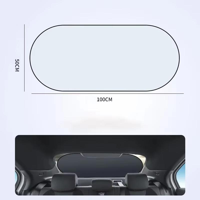 

New Folding Car Back Window Sun Visor UV Protection Auto Rear Glass Sunshade Cover Universal