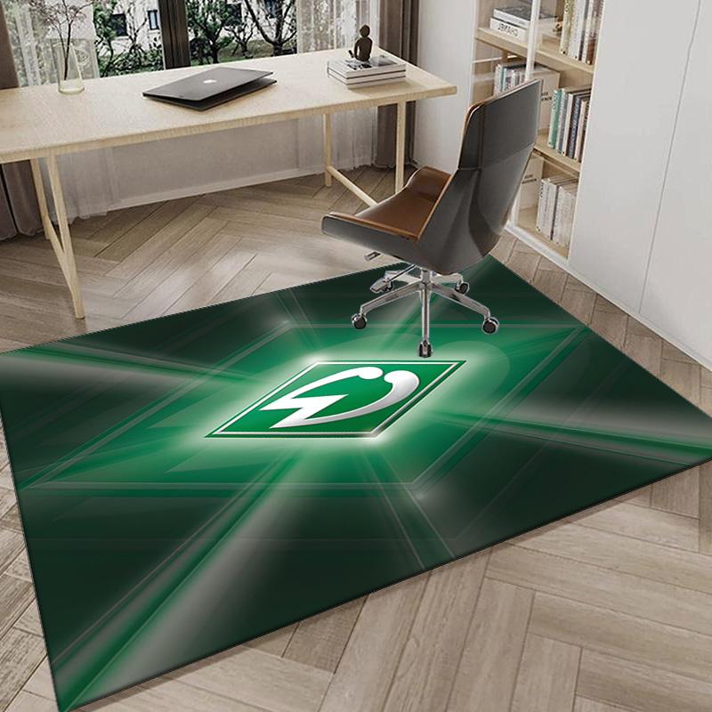 Werder Bremen football Area Rug Office rug, Chair Rug, Decor Carpet Livingroom bedroom Mat, Large Size Fan gifts Christmas gifts