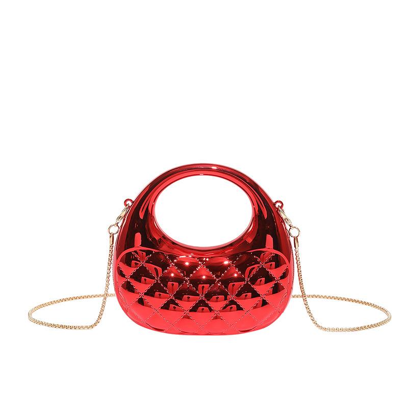 New acrylic bag rhombus mini chain bag banquet colorful clutch messenger bag